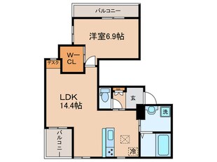 ソルバ和泉の物件間取画像